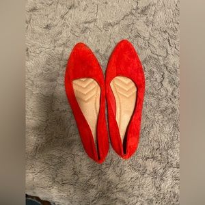 Red Dress Flats!